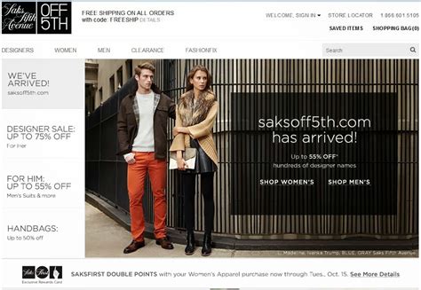 saksf|saks off fifth avenue website.